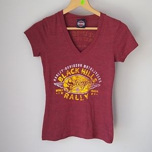 Harley-Davidson Sturgis fitted v-neck t-shirt S